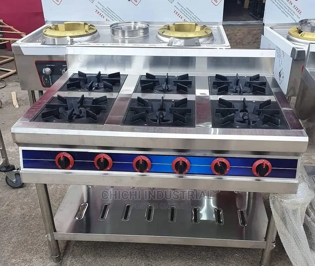 6 Burner Gas Cooker Without Oven
