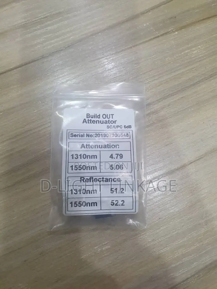 Fiber Buid Out Attenuator Sc