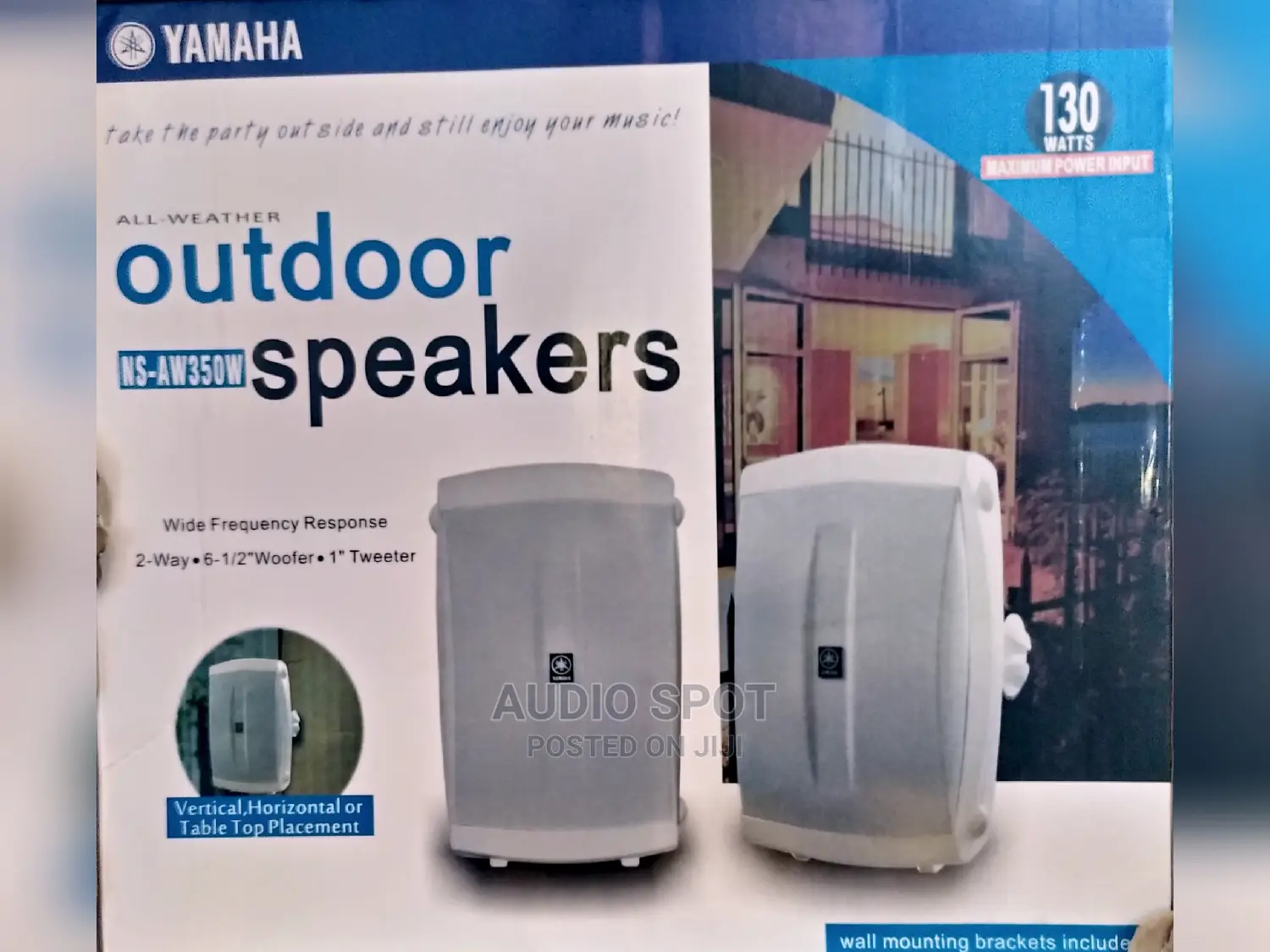 Yamaha Ns-aw High Performance Outdoor/ Indoor 2ways Speaker