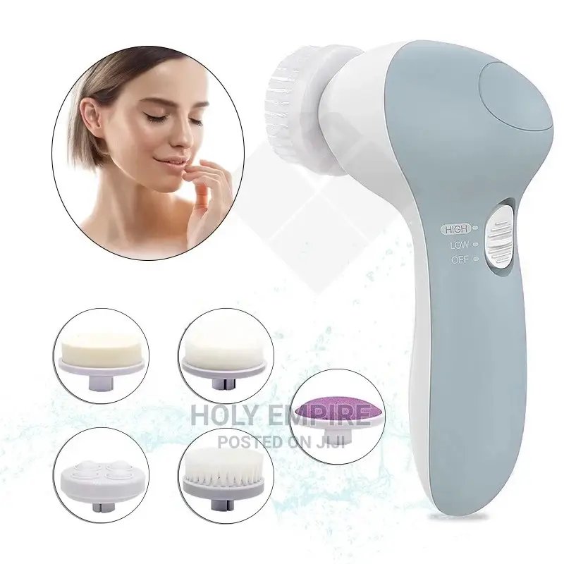 5 in 1 Face Cleansing Brush Silicone Facial Brush