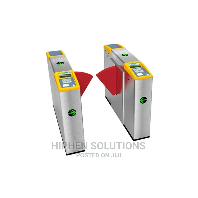 Lobby Entrance Access Control Waist High Optical Turnstile