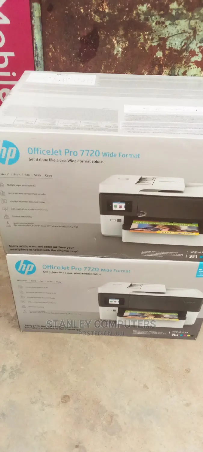 Hp Officet Pro 7720 Wide Format Printer