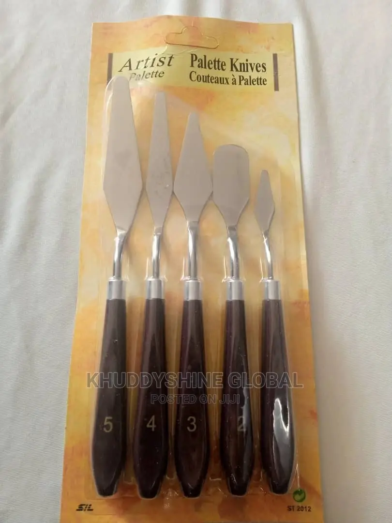 5pcs Palette Knife Painting Stainless Steel Scraper