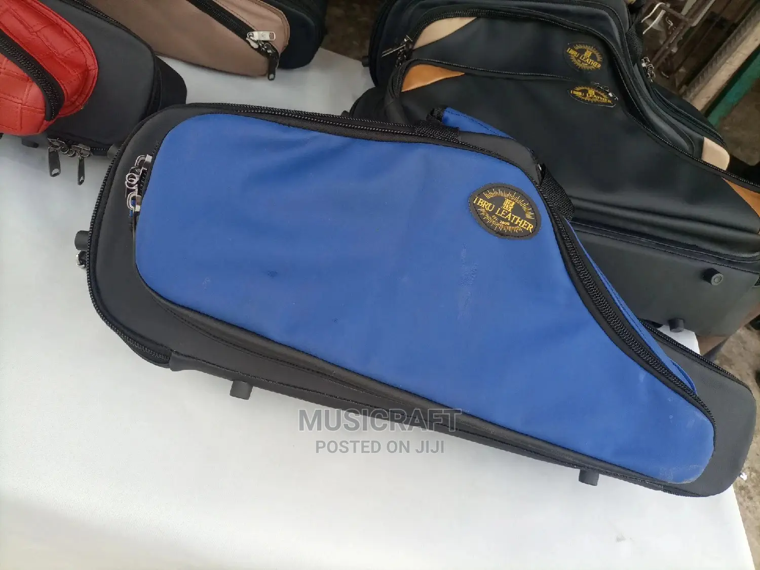 Ibru Hard Leather Sax Bags