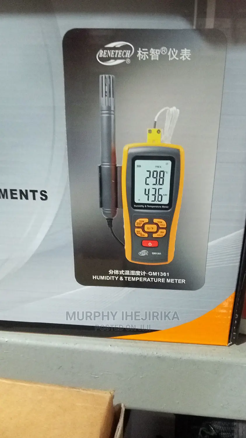 Industrial Humidity and Temperature Meter