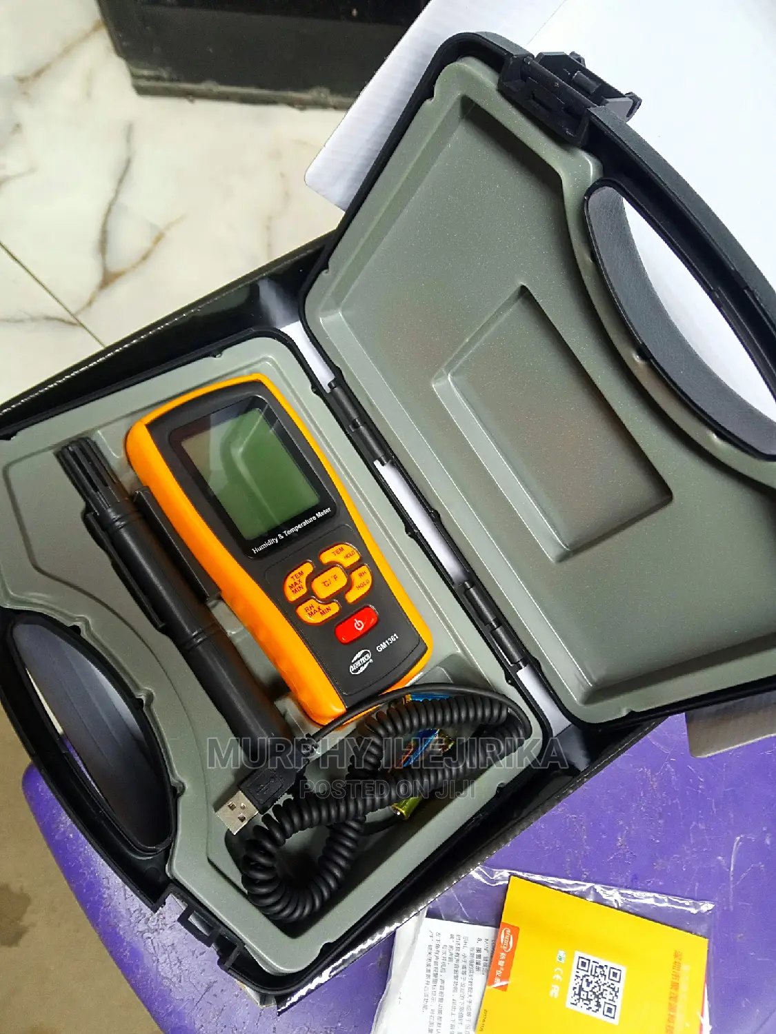 Industrial Humidity and Temperature Meter