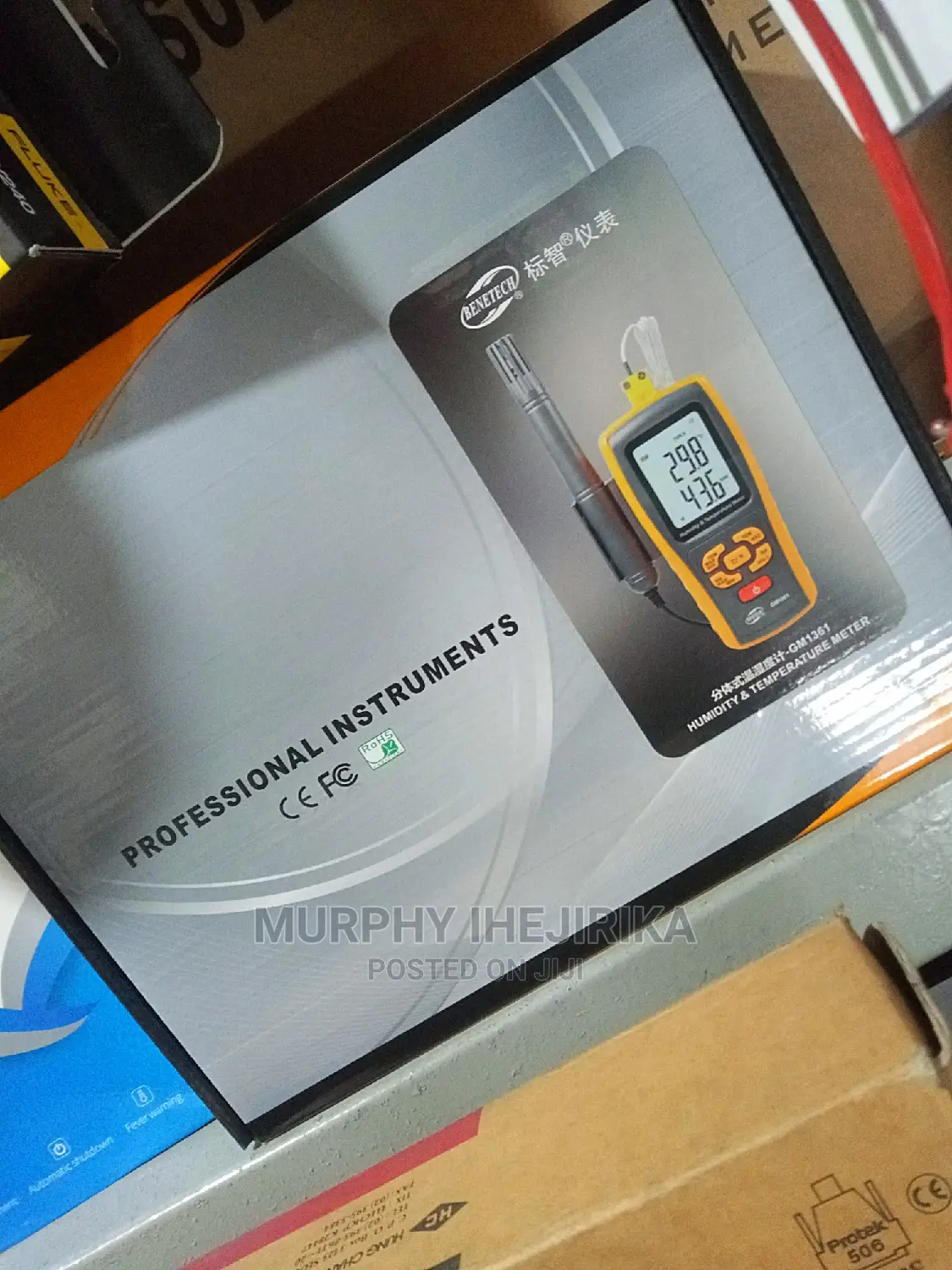 Industrial Humidity and Temperature Meter
