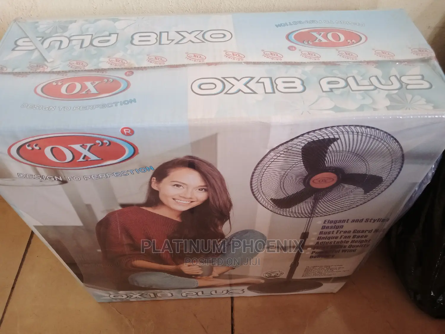 18" Ox Plus Standing Fan