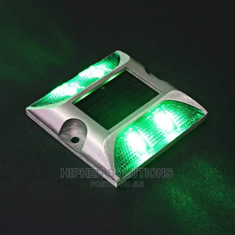 Aluminium LED Solar Powered Light Road Marker Cat Eyes Stud