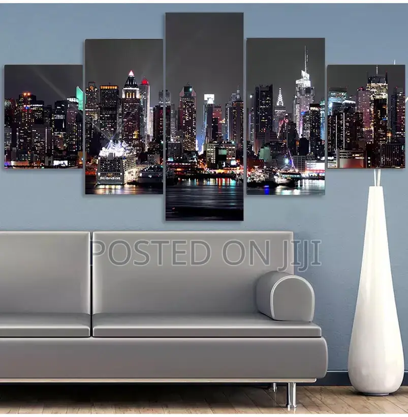 5 Pieces New York City Construction Scenery Pictures