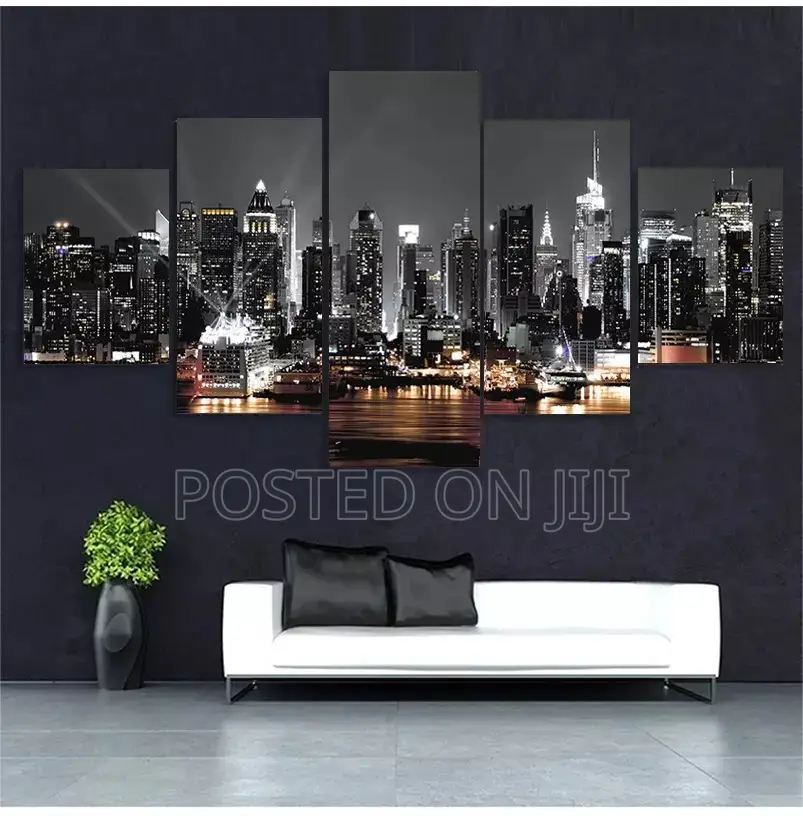 5 Pieces New York City Construction Scenery Pictures