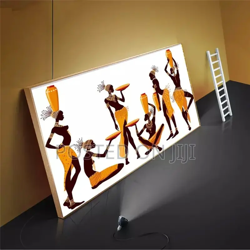 Abstract African Women Canvas Painting Print