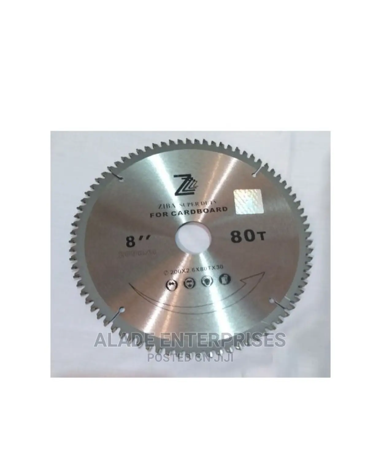Circular Saw Blade Multipurpose 8"X80 CARBIDE TEETH