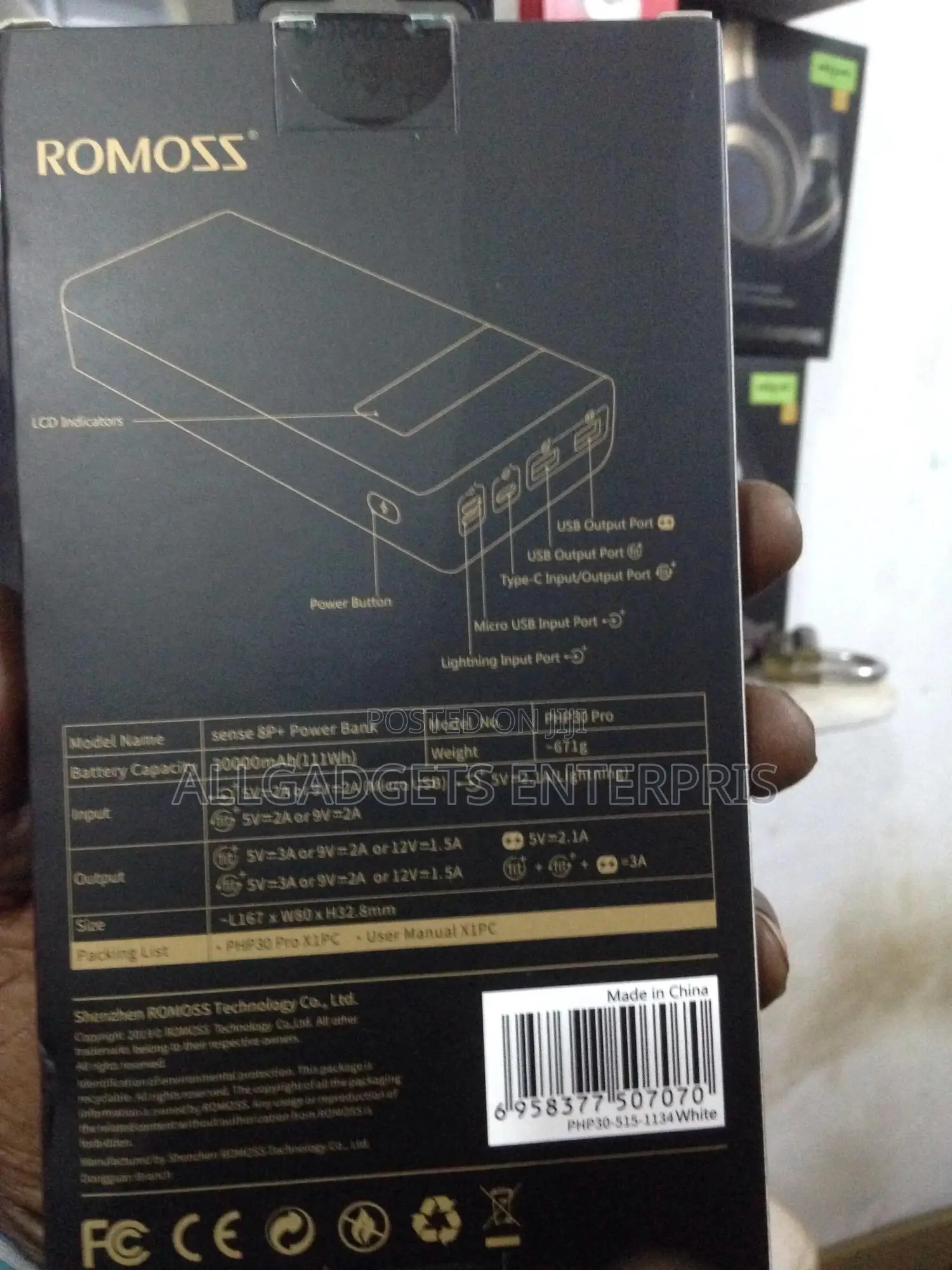 Romoss Power Bank 30000mah