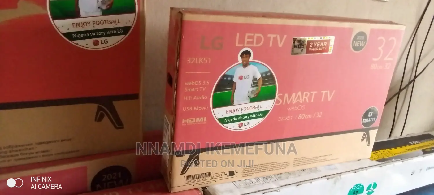 A Brand New LG 32 Inches Smart Television Is for Delivery