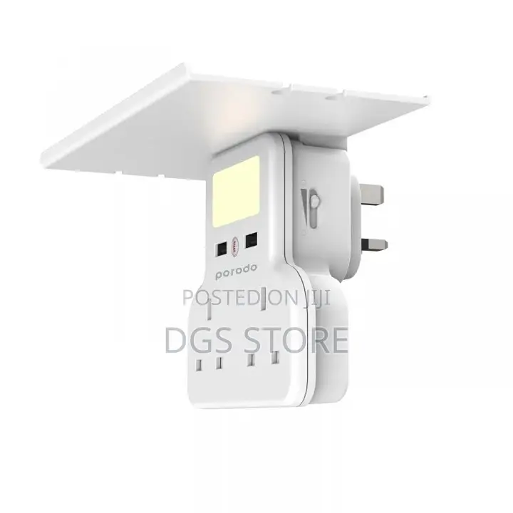 Porodo Multi Function Socket and Night Light
