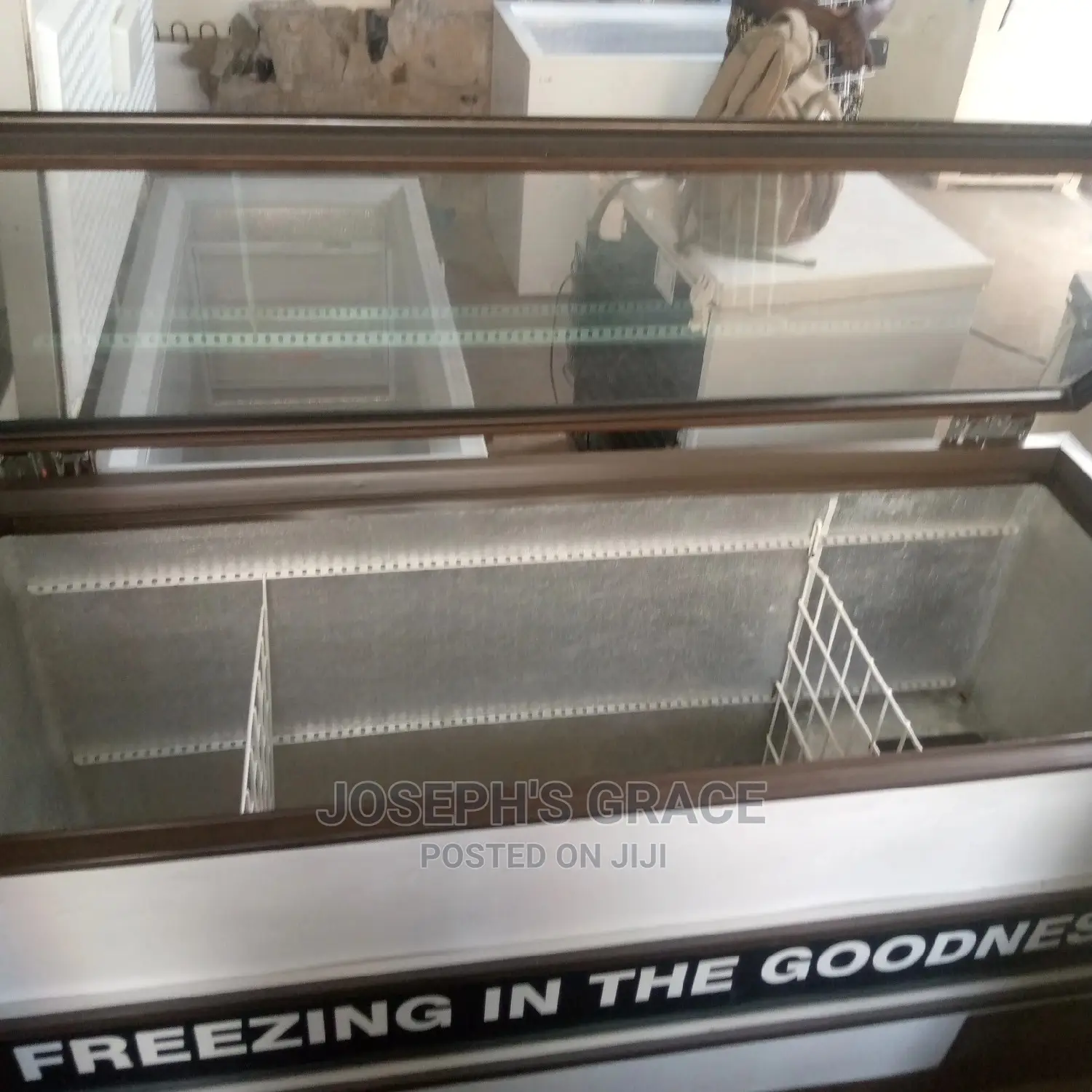 Industrial Open Display Freezer.