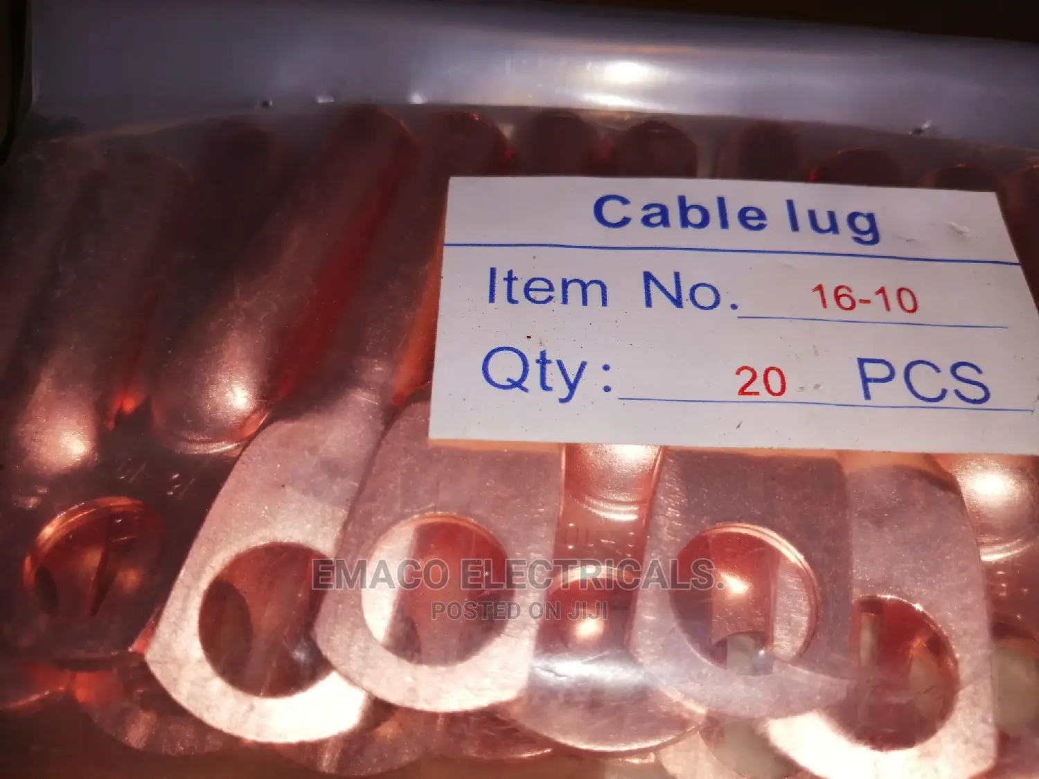 16mm Pure Copper Original Cable Lug