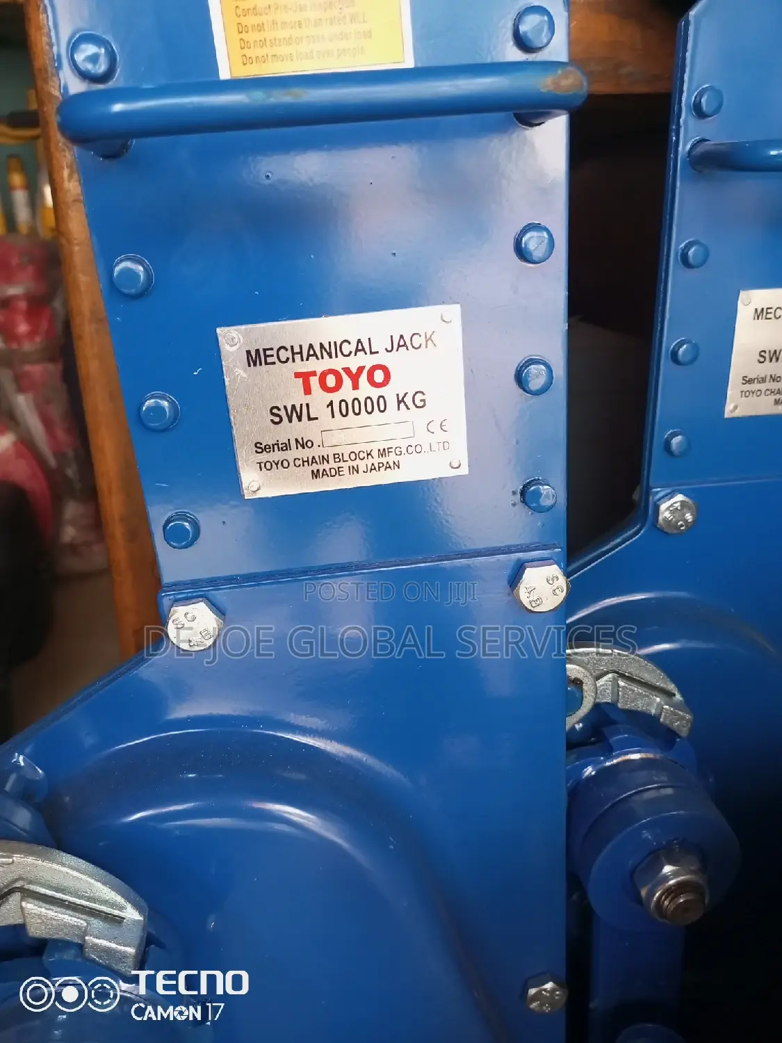 10 Ton Mechanical Monkey Jack
