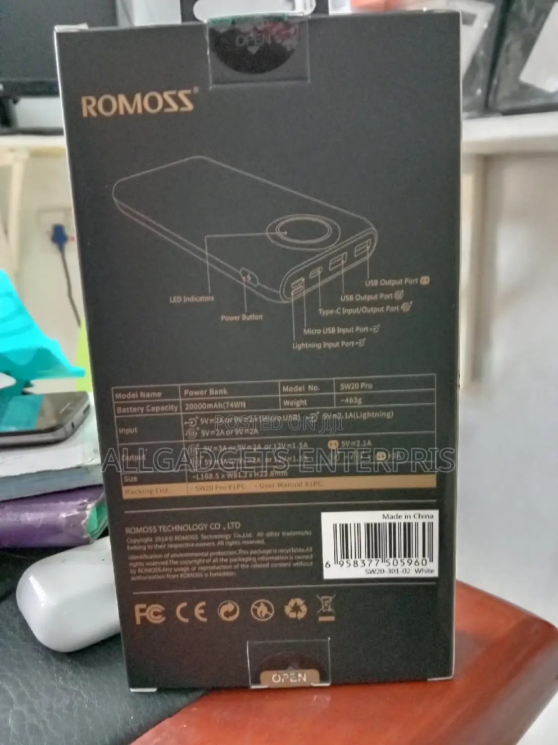Romoss Sw20 PRO 20000mah