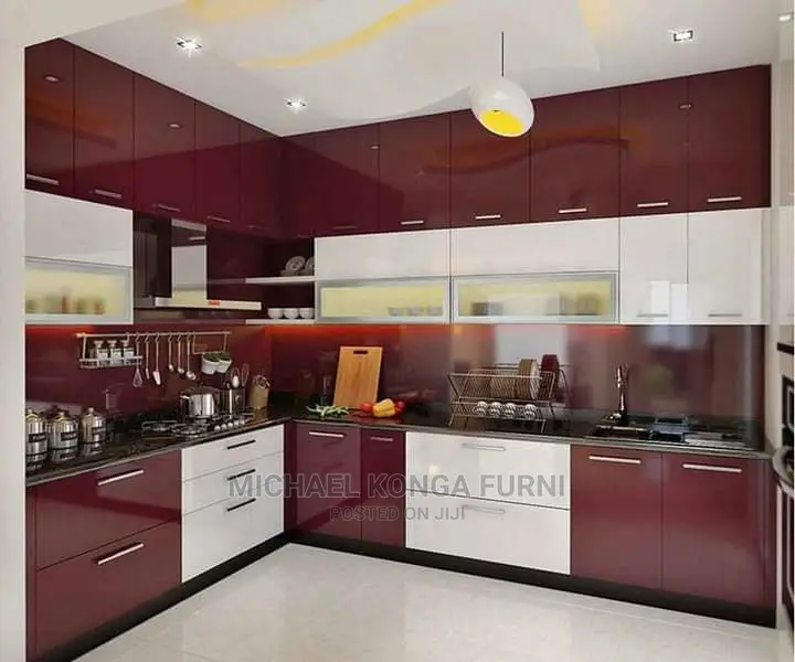 Solid Marble Top Kitchen Cabinet/Storage.