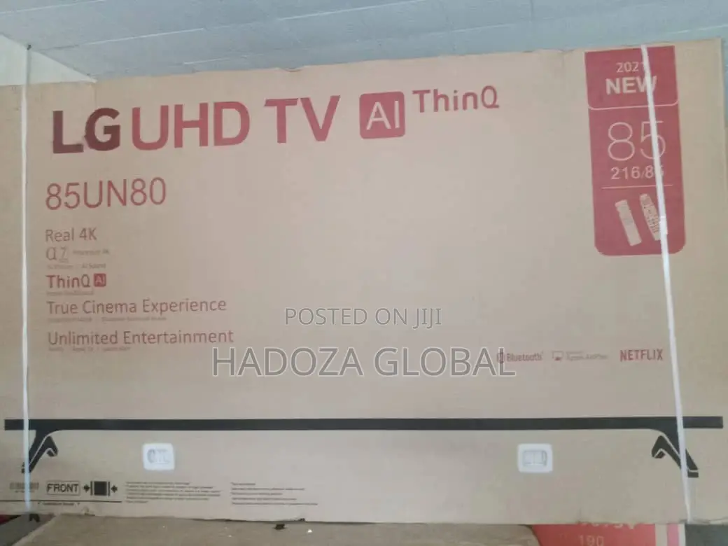 LG 85" Smart Uhd Ai Thinq Real TV
