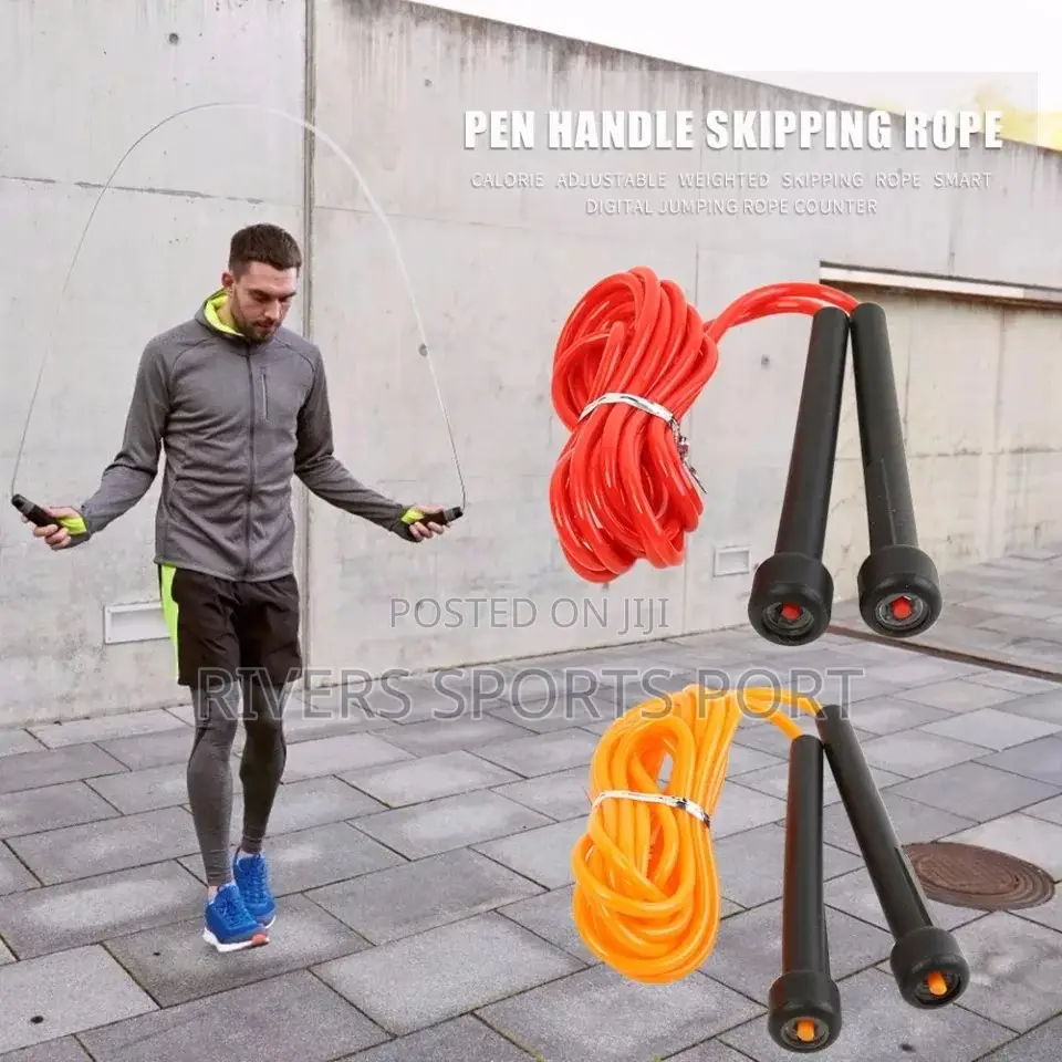 8ft Skipping Rope Fitness Adjustable Sports Jumping Rope