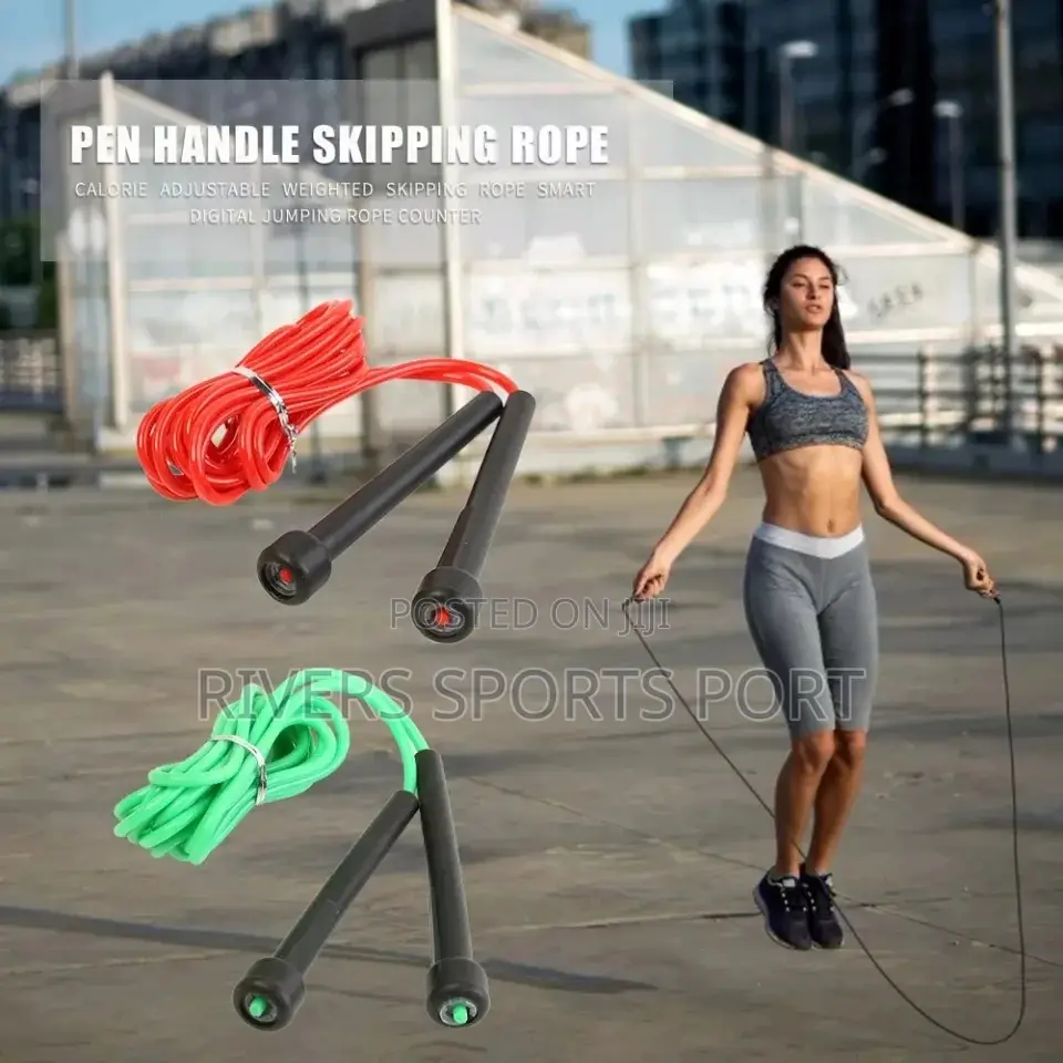 8ft Skipping Rope Fitness Adjustable Sports Jumping Rope