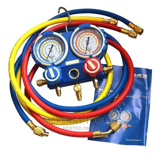 Cooling Manifold Pressure Gauge AC Scale Refrigerator Guage