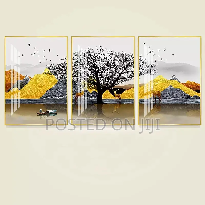 Acrylic Glass Frame Crystal Porcelain Painting
