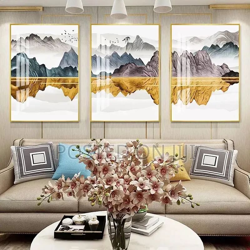 Acrylic Glass Frame Crystal Porcelain Painting