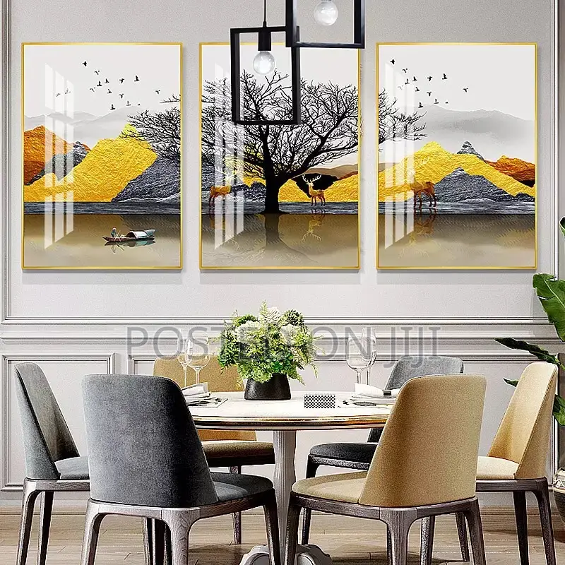 Acrylic Glass Frame Crystal Porcelain Painting