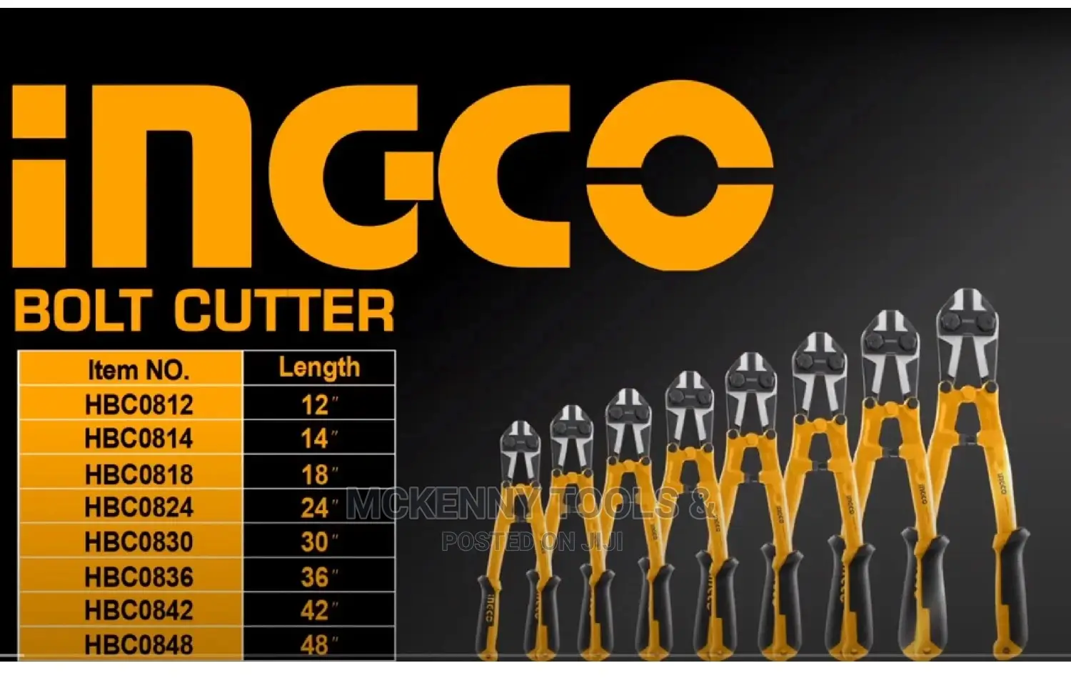 Ingco Bolt Cutter - 30"