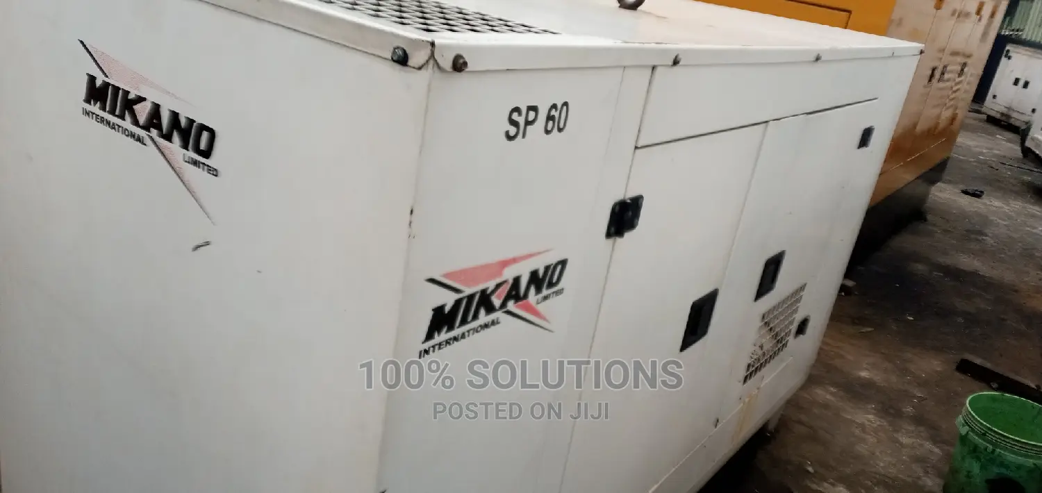 60kva Perkins (Mikano) Sound Proof Generator for Sale.