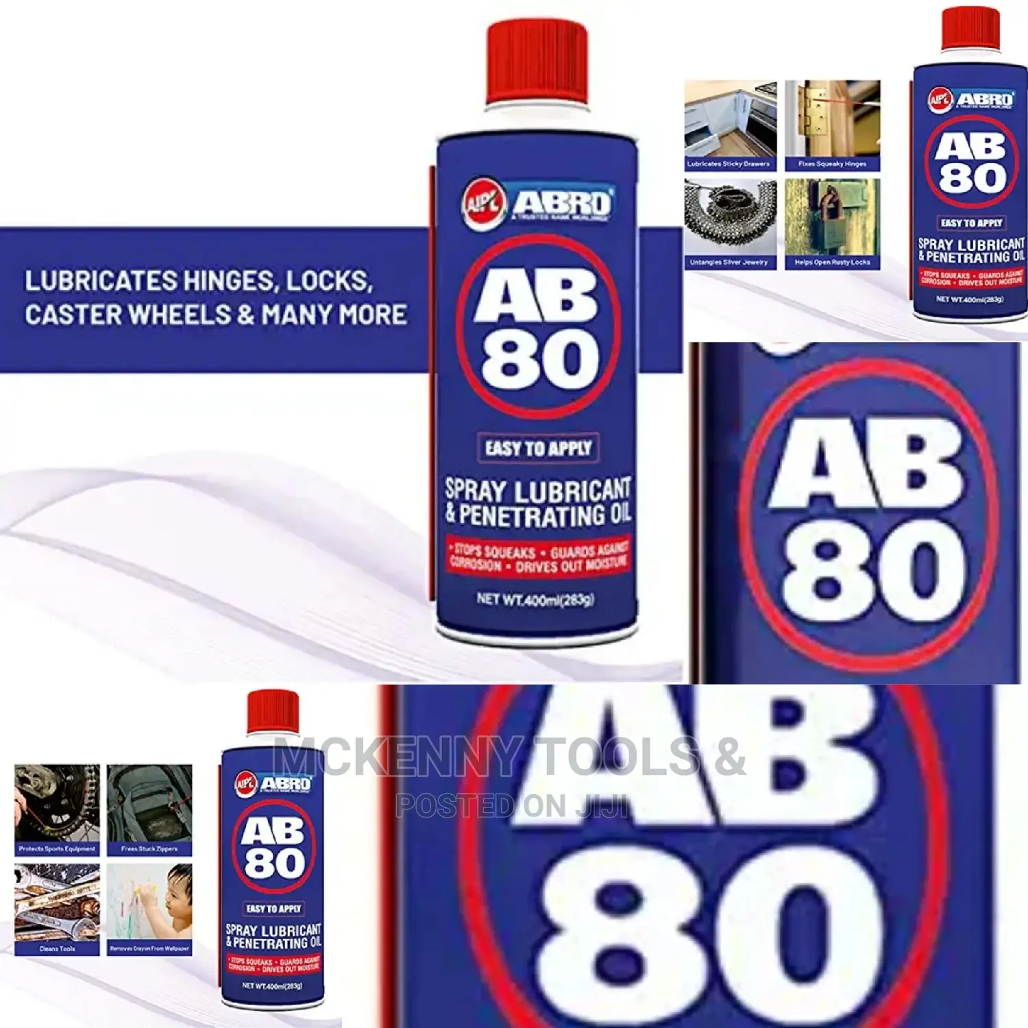 ABRO AB-80-400 Spray Lubricant Penetrating Oil Corrosion