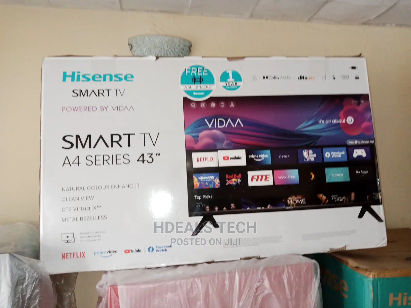 Hisense Smart TV A4 Series 43 Inches