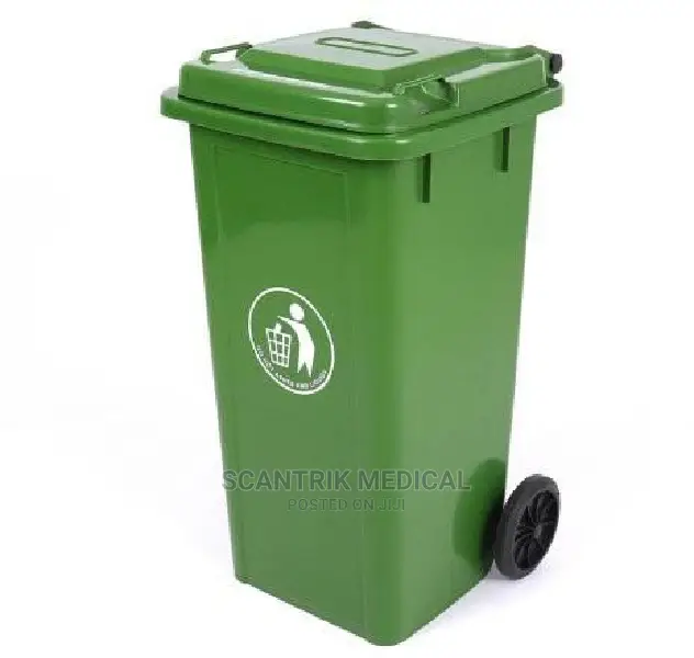 Plastic Hospital Garbage Bin 120L