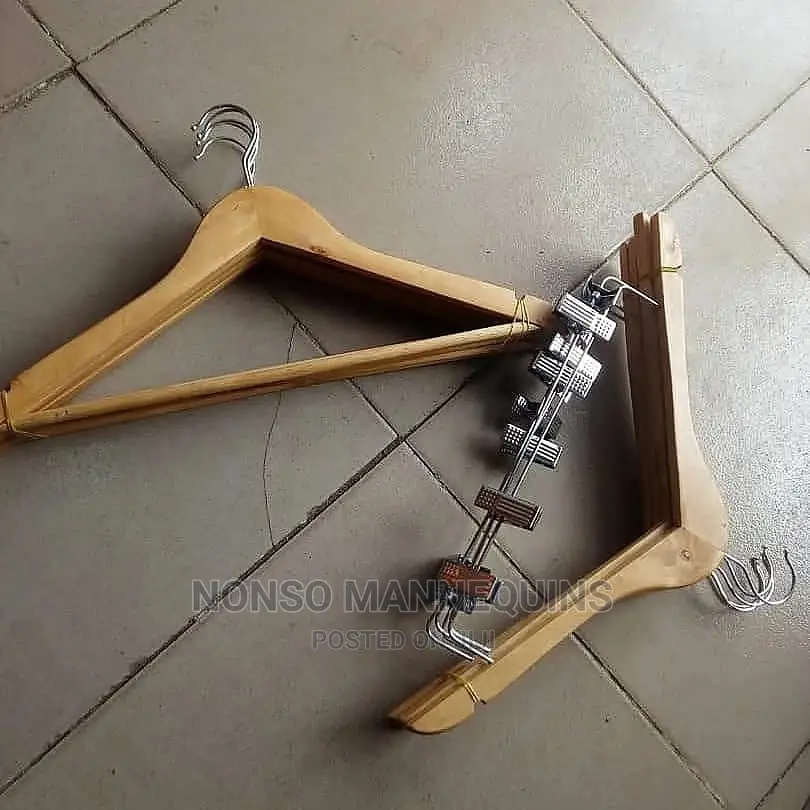 Wooden And Wooden Clip Hangers