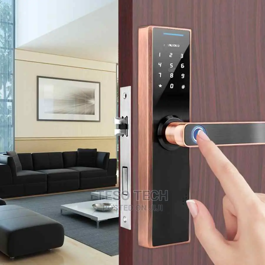 Smart Door Handle Lock Finger Print and Password