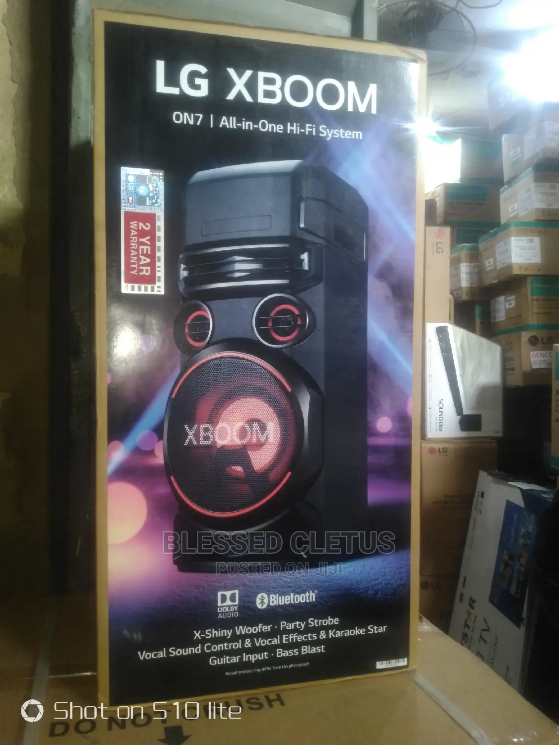 LG Xboom On7=All=In=One Hi-Fi System