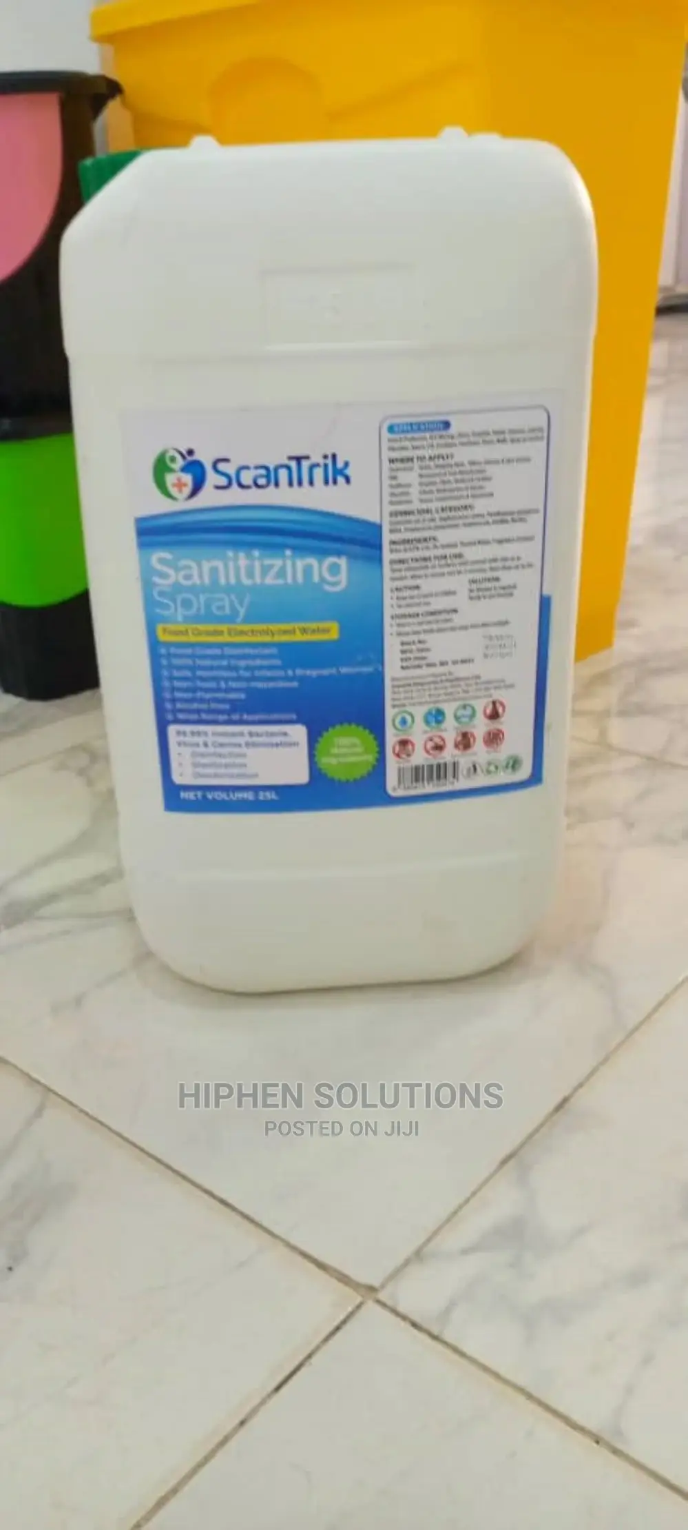 Colorless Odorless Liquid Sanitizer Scantrik