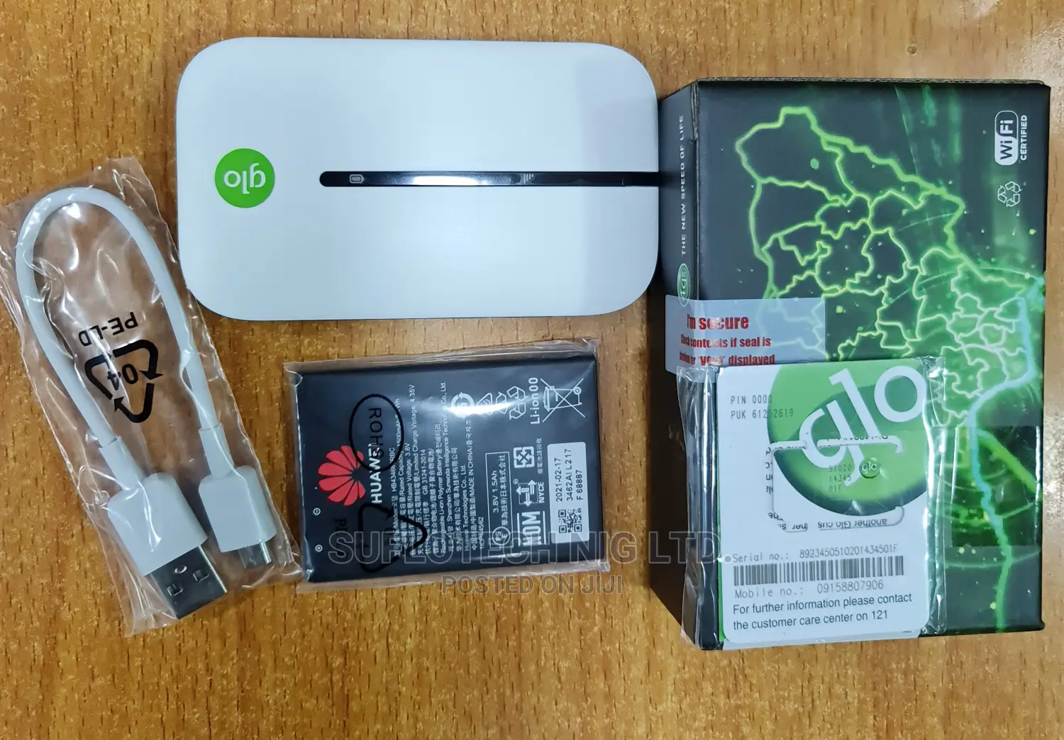 Huawei Glo MIFI E5576-855 4G LTE With 30gb Free Data