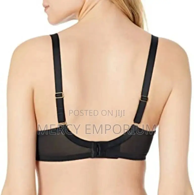 Side Support Black Bra. Non Padded Black Bra. Size 34DD Bra