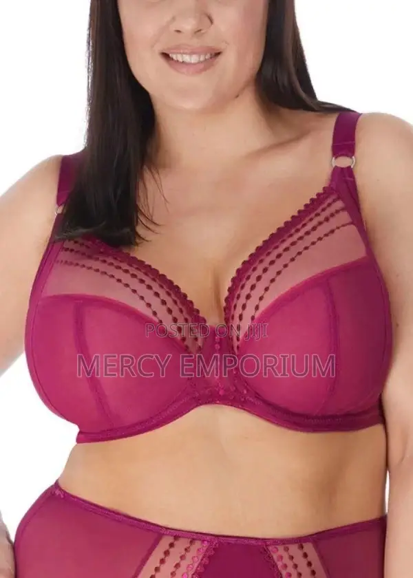Size 40GG Elomi Bra. Non, Paded Full Cover Big Size Bra