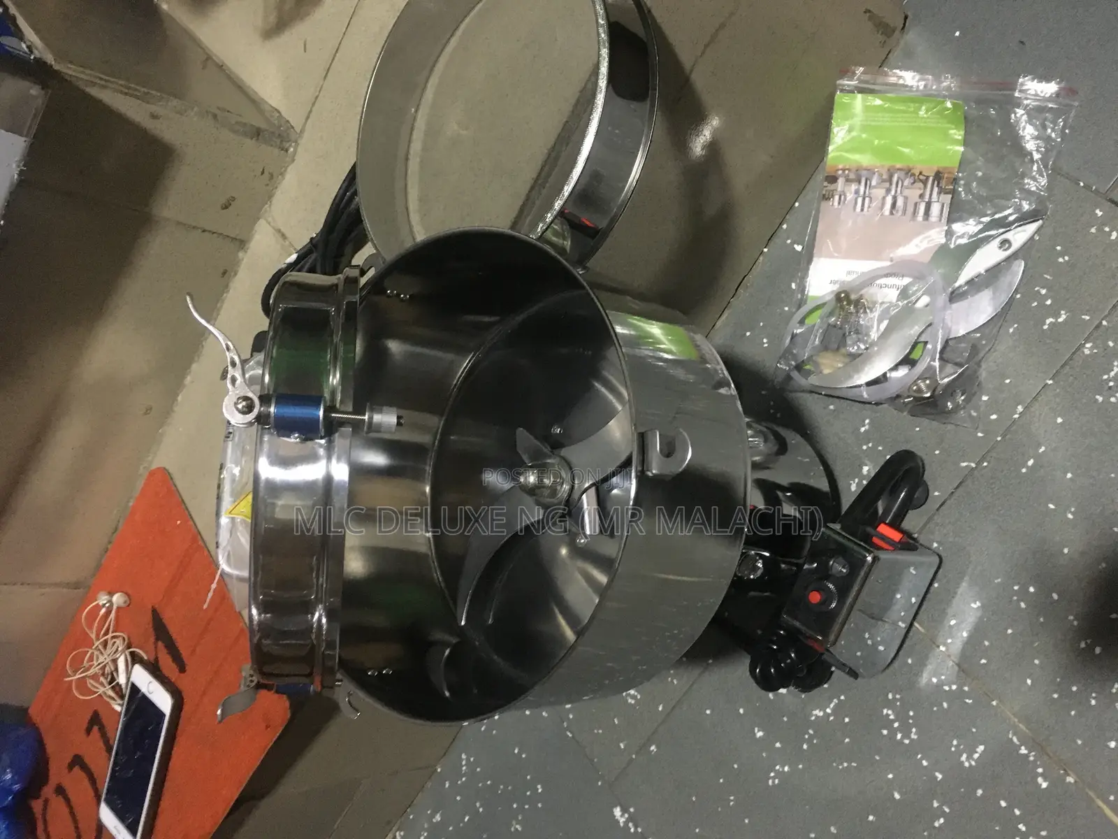1,000GRAMS Stainless Steel Spice Grinder (24 Hours Usage)