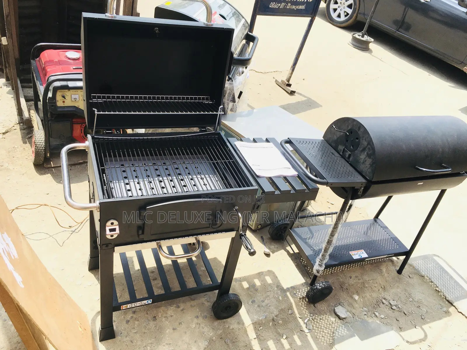 ADJUSTABLE HEAT (Charcoal)Barbecue Griller/Quality BBQ Grill