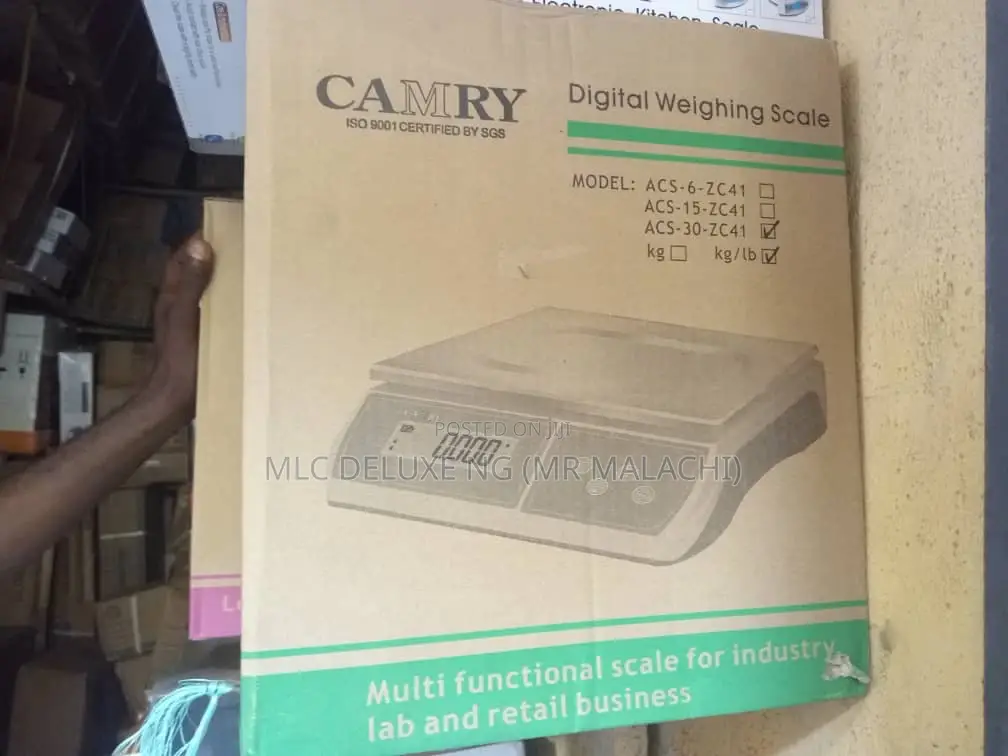 ORIGINAL CAMRY Digital Kitchen Weighing Scale (30KG) LUXURY