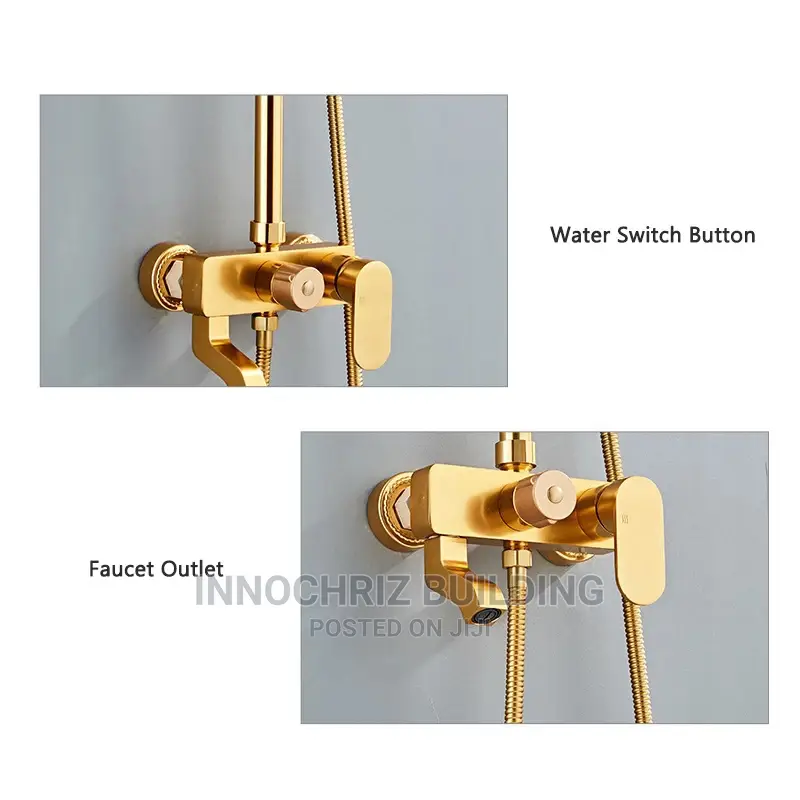 Gold Shower Mixer