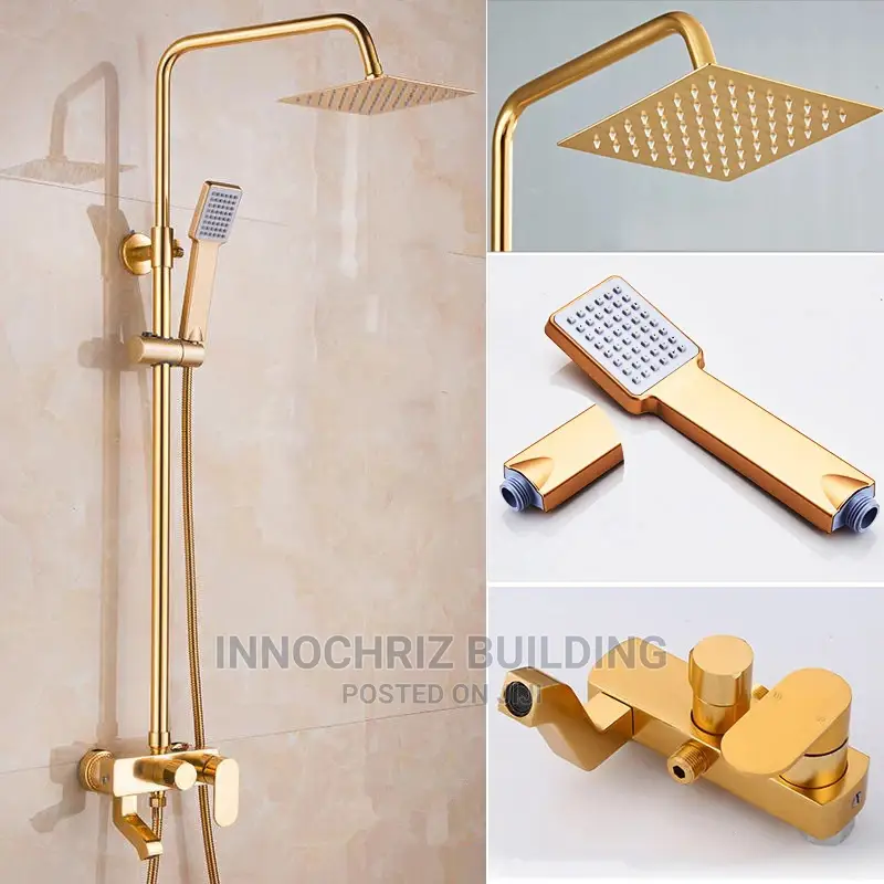 Gold Shower Mixer