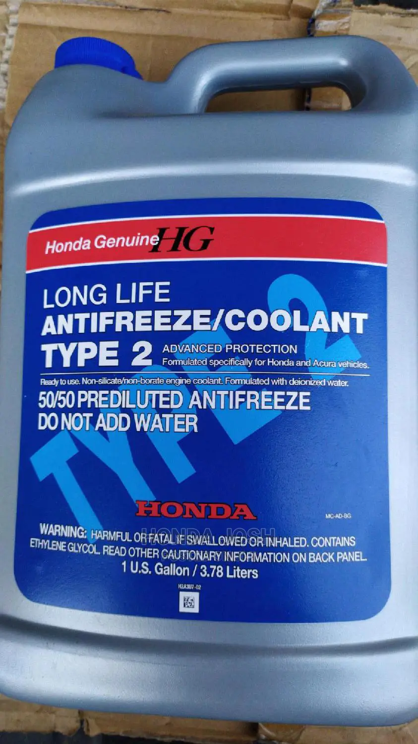 Honda Genuine Antifreeze/Coolant Type 2 Honda and Acura Usa